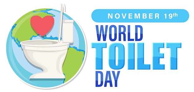 Conception De Texte De La Journée Mondiale Des Toilettes
