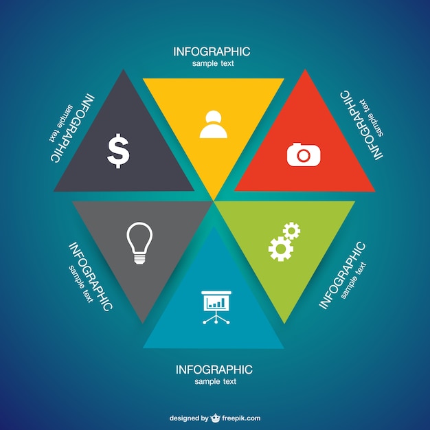 Conception Triangulaire Infographie