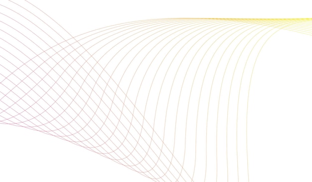 Vecteur gratuit conception de vague de ligne de fond minimaliste