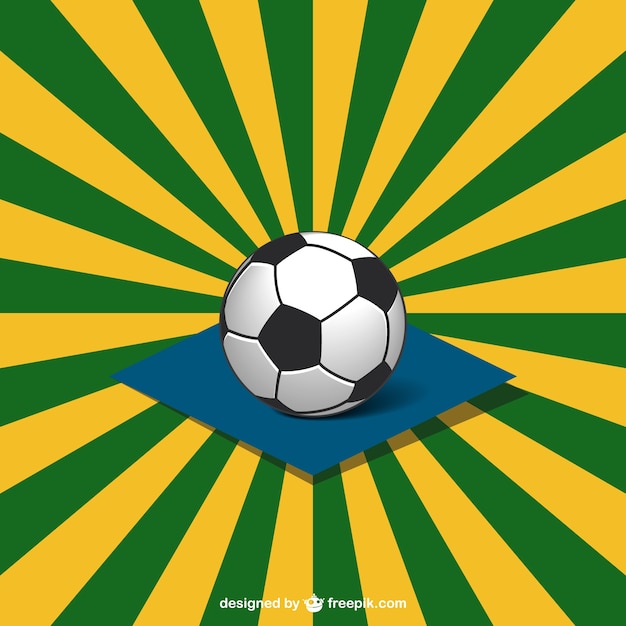 Vecteur gratuit conception vecteur football de coupe du monde