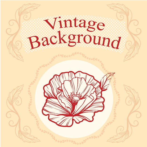 Vecteur gratuit conception vintage background