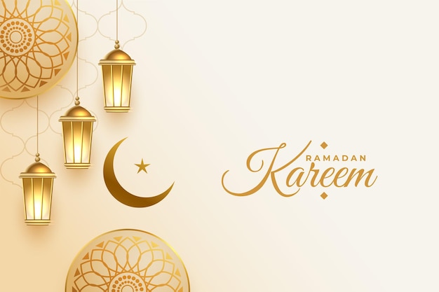 Vecteur gratuit conception de voeux du festival arabe ramadan kareem eid