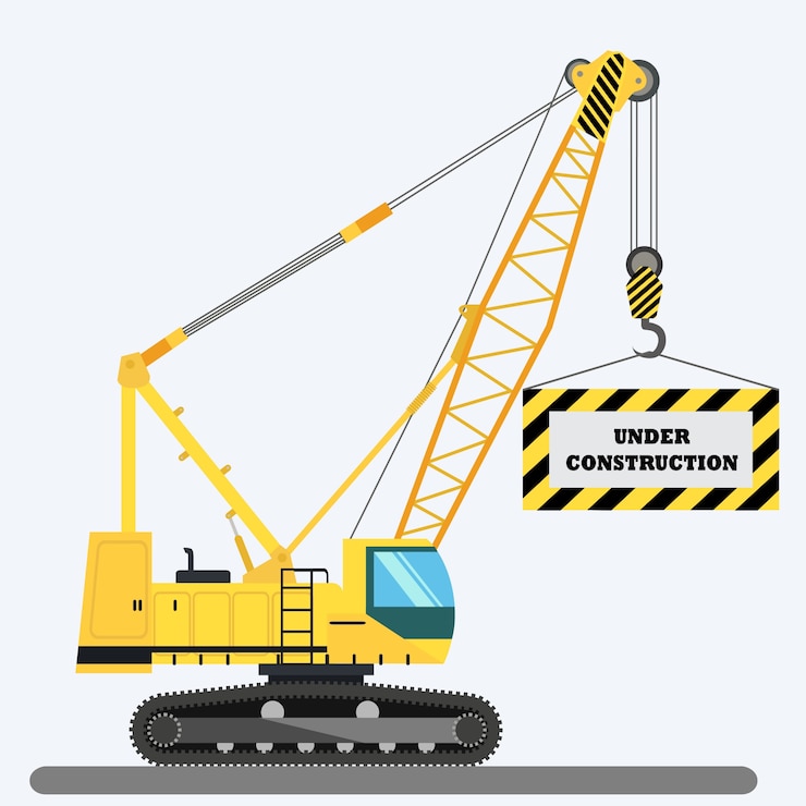Vecteur gratuit &quot;en construction&quot; background design