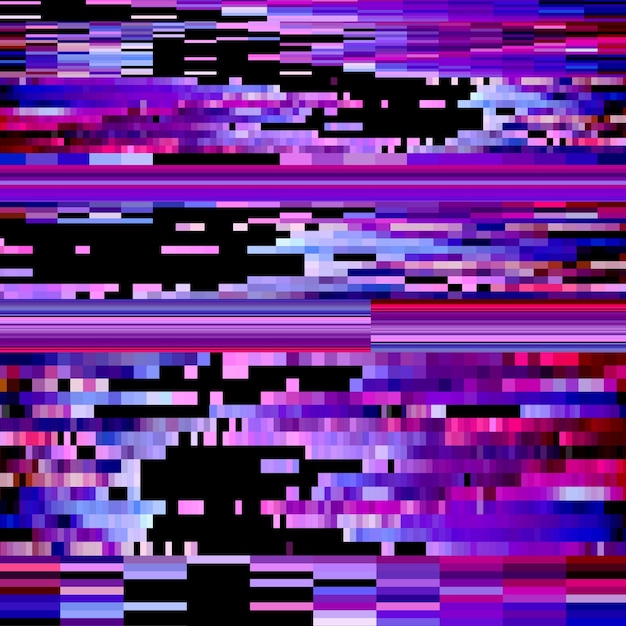 Contexte Abstrait Avec La Conception De L'effet Glitch