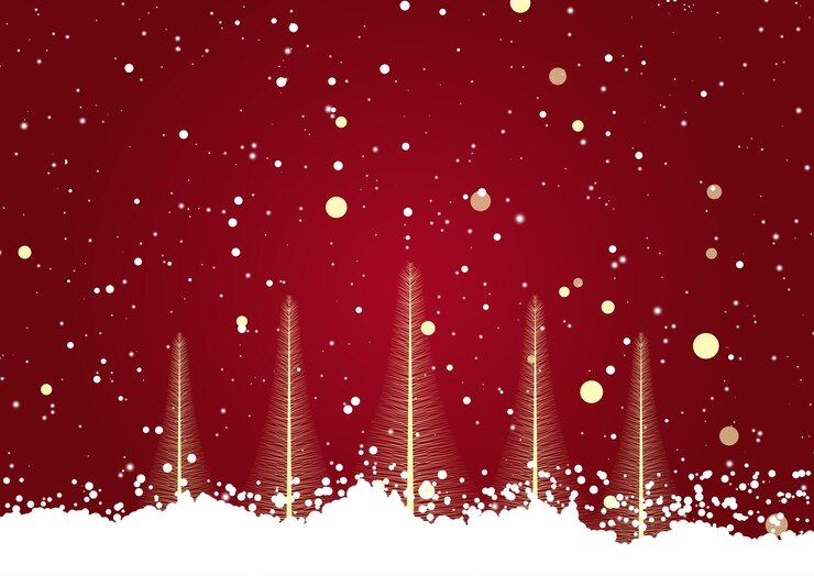 Vecteur gratuit contexte arbre de noël