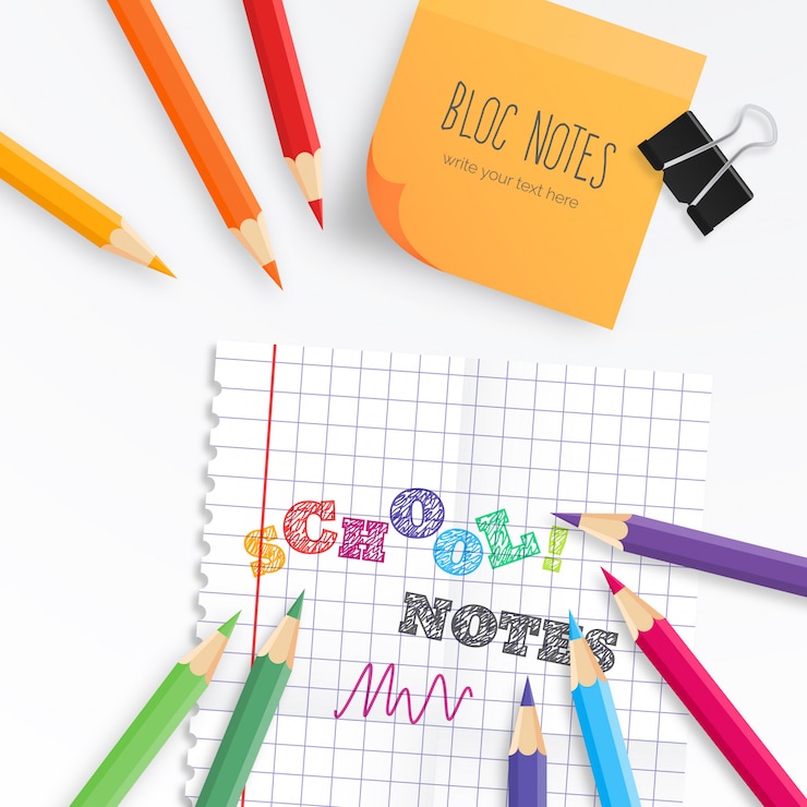 Vecteur gratuit contexte de l&#39;éducation moderne pour la rentrée scolaire