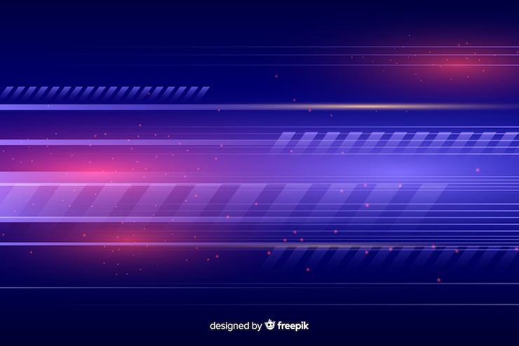 Vecteur gratuit contexte futuriste du mouvement lumière rougeoyante