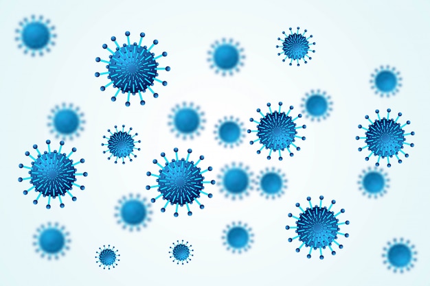 Contexte d'infection par un virus ou une bactérie