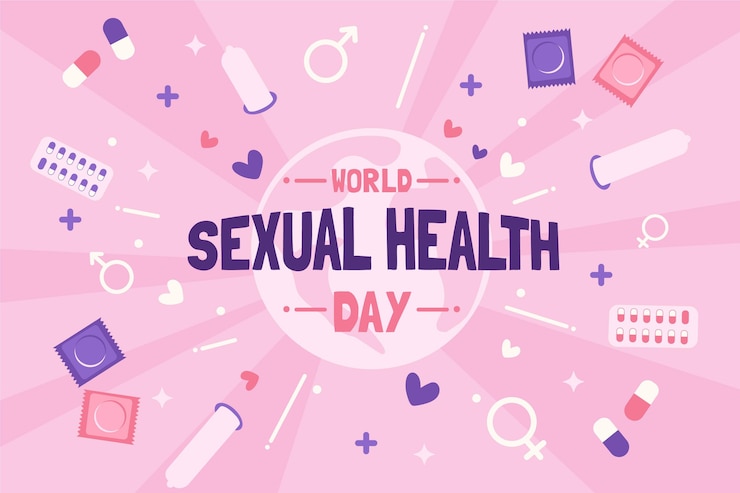 Vecteur gratuit contexte de la journée mondiale de la santé sexuelle