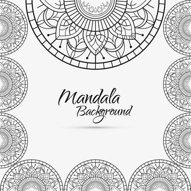 Contexte De Mandala Moderne