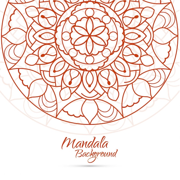 Contexte De Mandala Moderne