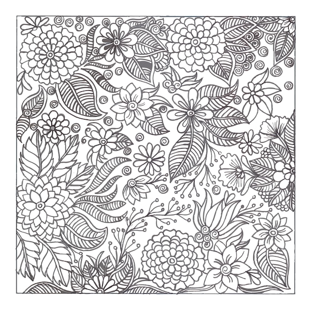 Contexte de motif floral