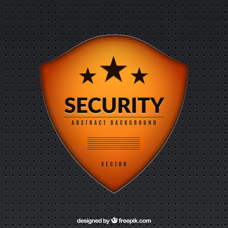 Vecteur gratuit contexte de protection de sécurité