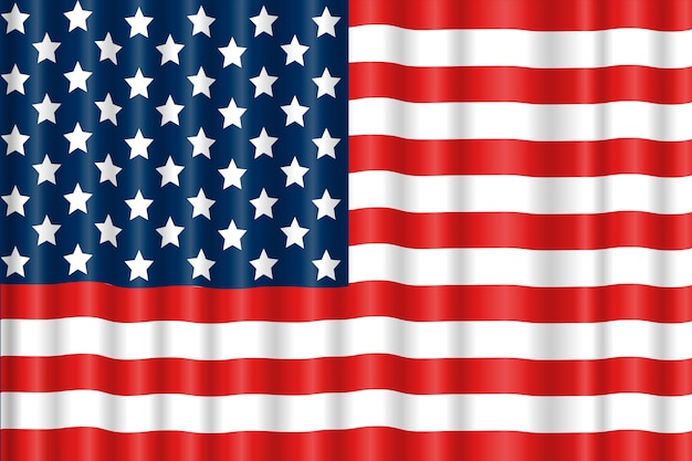 Contexte réaliste du drapeau américain