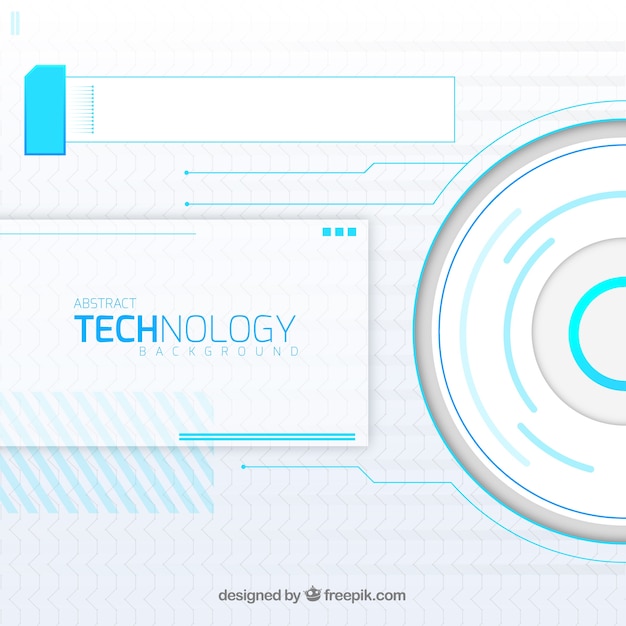 Vecteur gratuit contexte de la technologie avec des points et des lignes