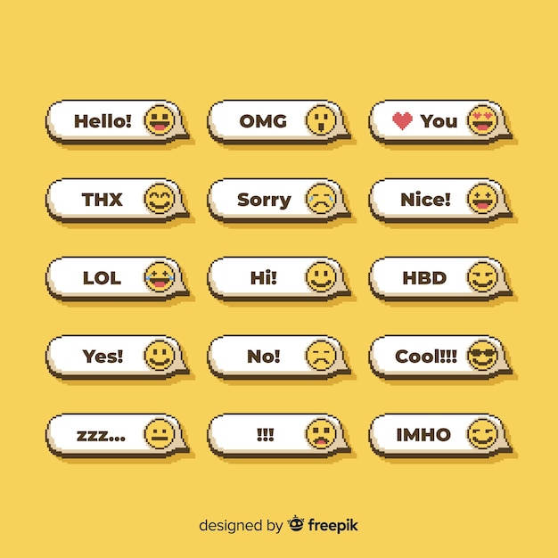 Conversation Avec Des Emojis