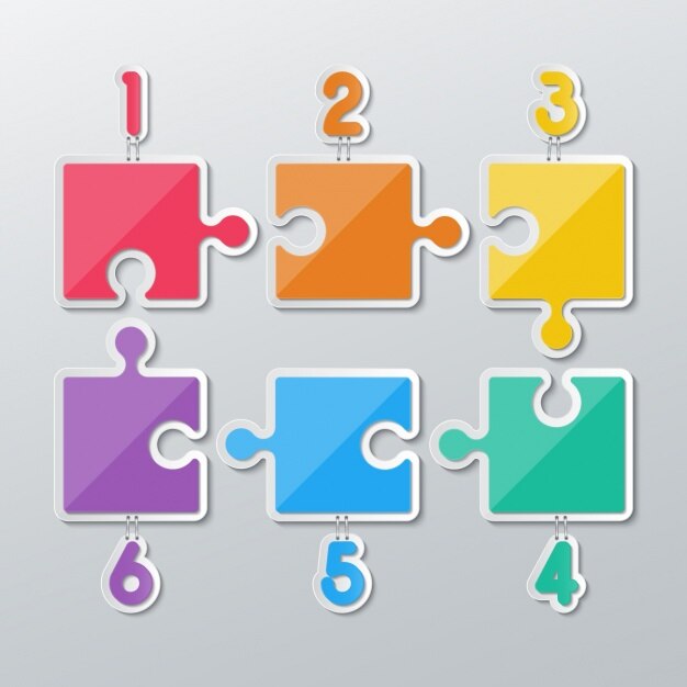 Couleur pièce de puzzle