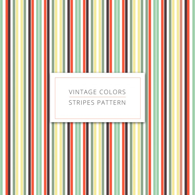 Vecteur gratuit couleurs vintage rayures