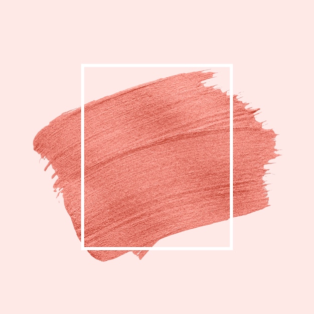 Coup de pinceau rose