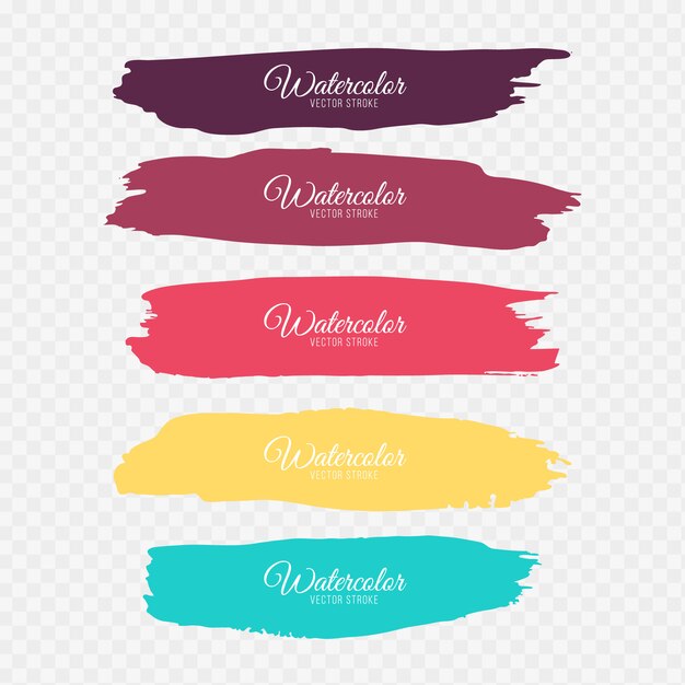 Des coups de pinceau colorés