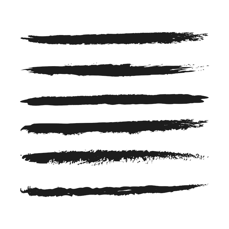 Vecteur gratuit coups de pinceau grunge