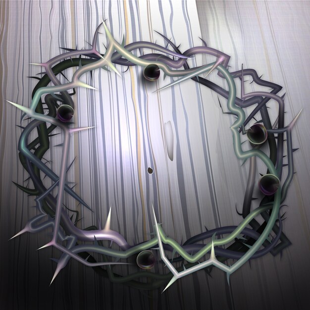 Couronne d'épines réaliste