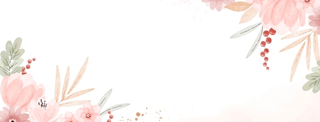 Couverture facebook boho aquarelle