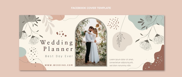 Couverture Facebook De Planificateur De Mariage Floral