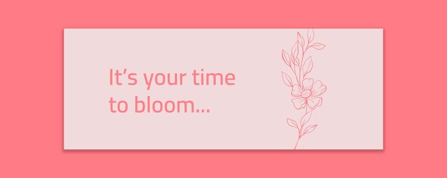 Couverture de profil facebook spa floral