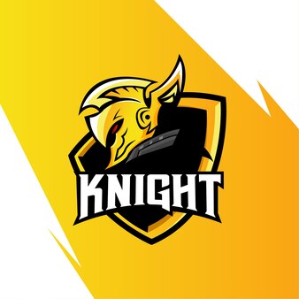 Création du logo de la mascotte knight esport