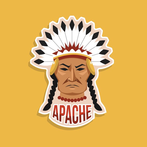 Création de logo apache dessiné à la main