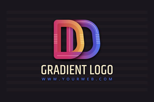 Création de logo dégradé dd