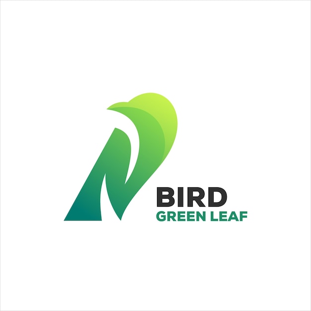 Vecteur gratuit création de logo dégradé d'oiseau