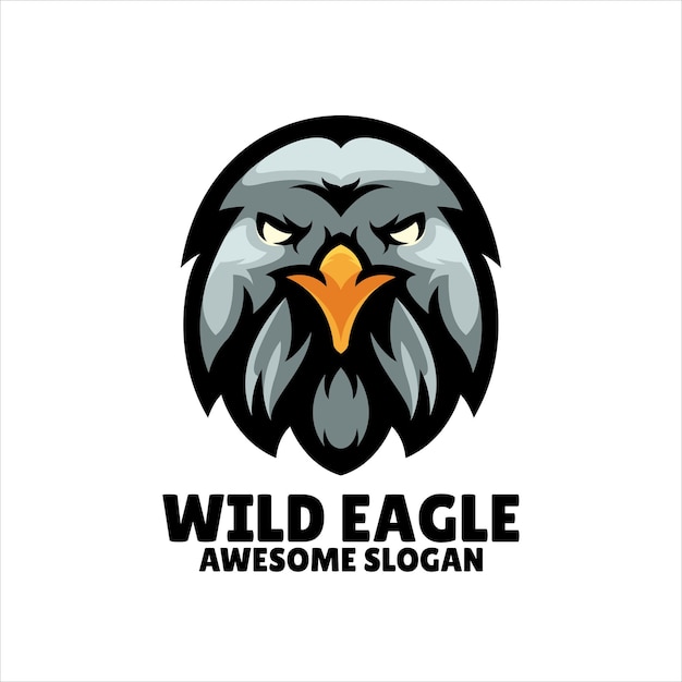 Création De Logo Illustration Mascotte Tête D'aigle