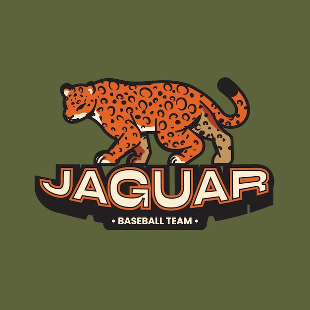 Création De Logo Jaguar Dessiné à La Main