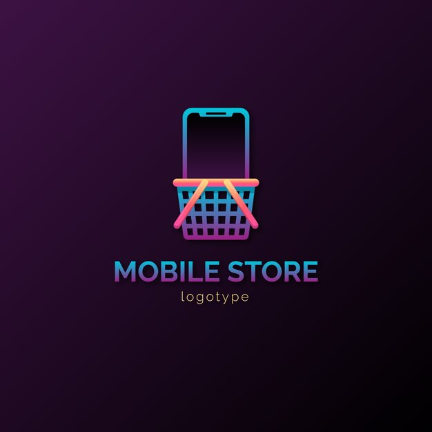 Création de logo de magasin mobile