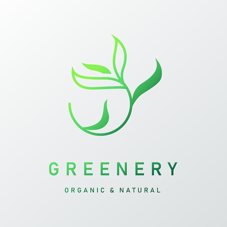Vecteur gratuit création de logo naturel pour l'image de marque et l'identité d'entreprise