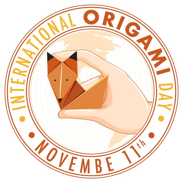 Création De Logo Pour La Journée Internationale De L'origami