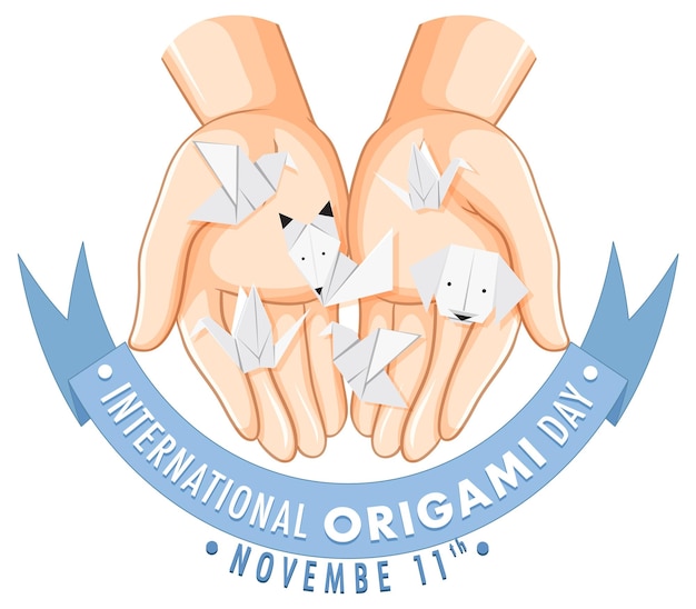 Création De Logo Pour La Journée Internationale De L'origami