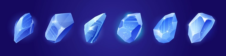 Vecteur gratuit crystal et jeu de glace magique pièce arctique vecteur