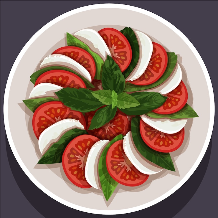 Vecteur gratuit cuisine italienne dessinée à la main