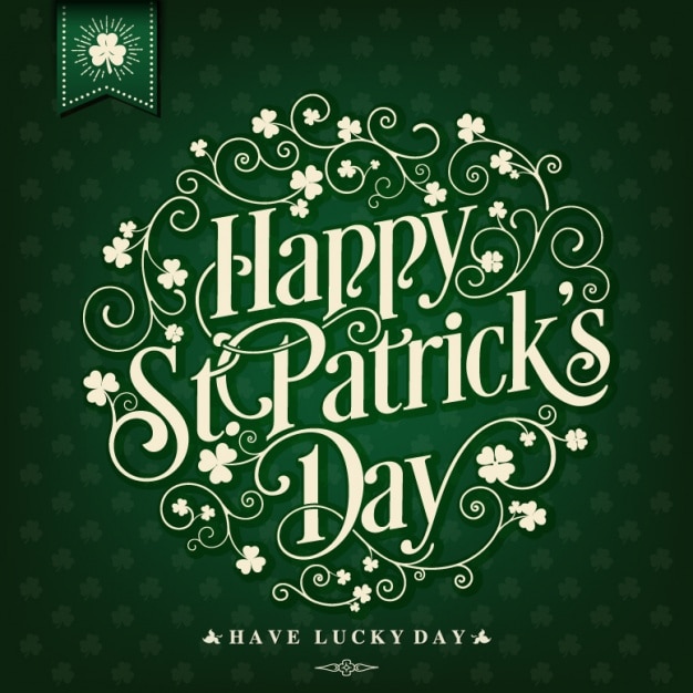 Vecteur gratuit day background design de saint-patrick