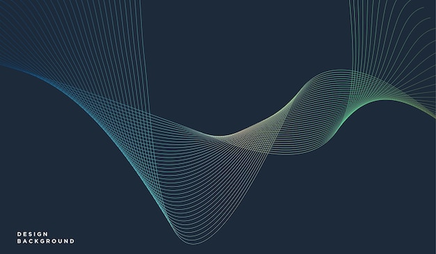 Dégradé Numérique De Particules D'onde De Fond Coloré