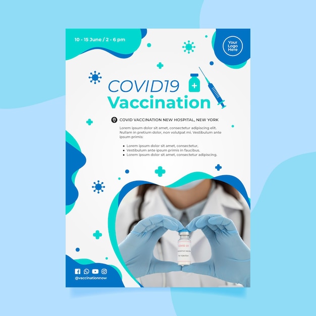 Dépliant de vaccination contre le coronavirus