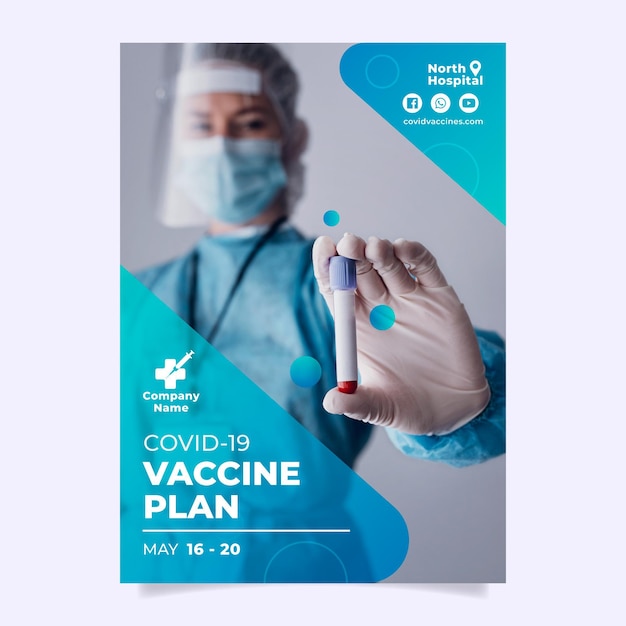 Dépliant de vaccination contre le coronavirus