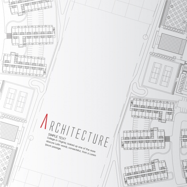 Vecteur gratuit design architecture d'arrière-plan