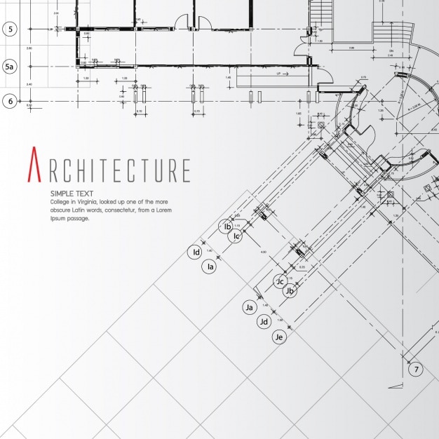 Vecteur gratuit design architecture d'arrière-plan