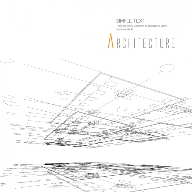Vecteur gratuit design architecture d&#39;arrière-plan