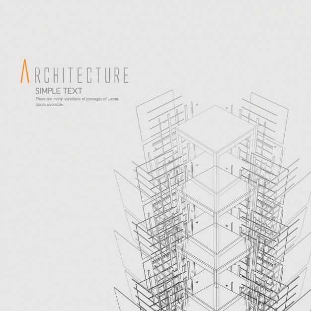 Vecteur gratuit design architecture d'arrière-plan