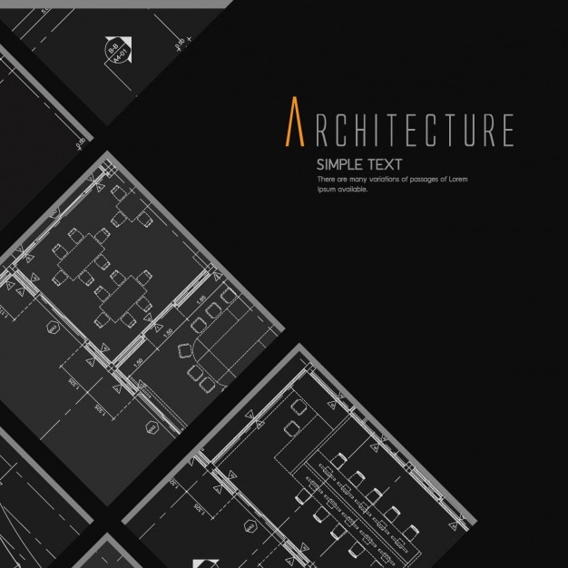 Vecteur gratuit design architecture d'arrière-plan